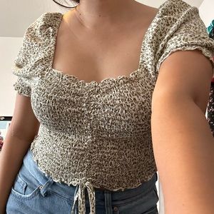 Paper Crane Crop Top